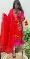 Dress and Dupatta cotton digital printed, Salwer cotton - Image 2