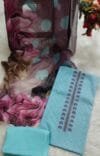 Dress premium cotton digital printed, Salwer cotton Dupatta Chiffon